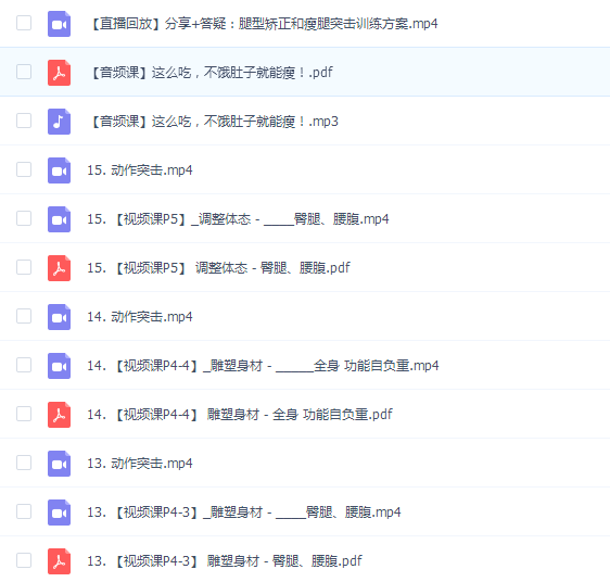 国际超模的极简瘦身课:减脂塑形一步到位,轻松瘦身不反弹